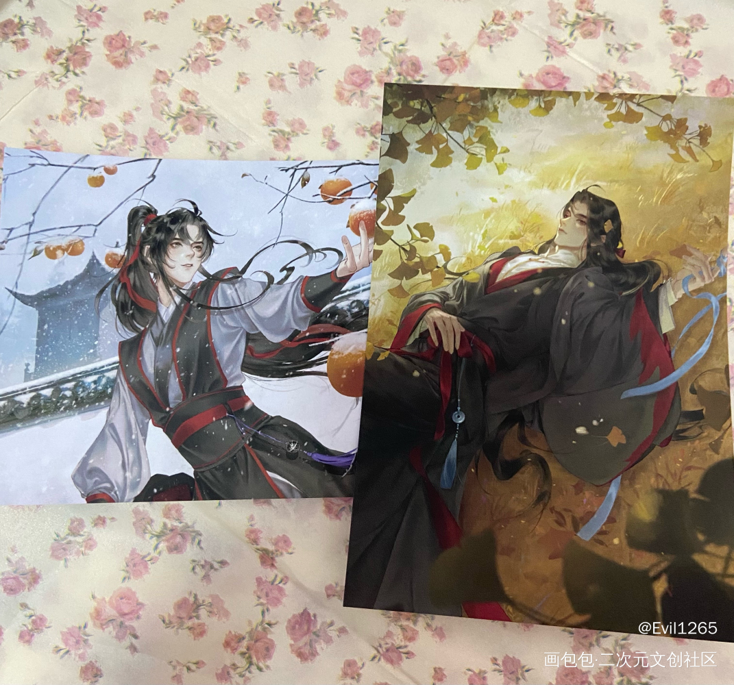 库库子和小可爱_魔道祖师授权返图绘画作品