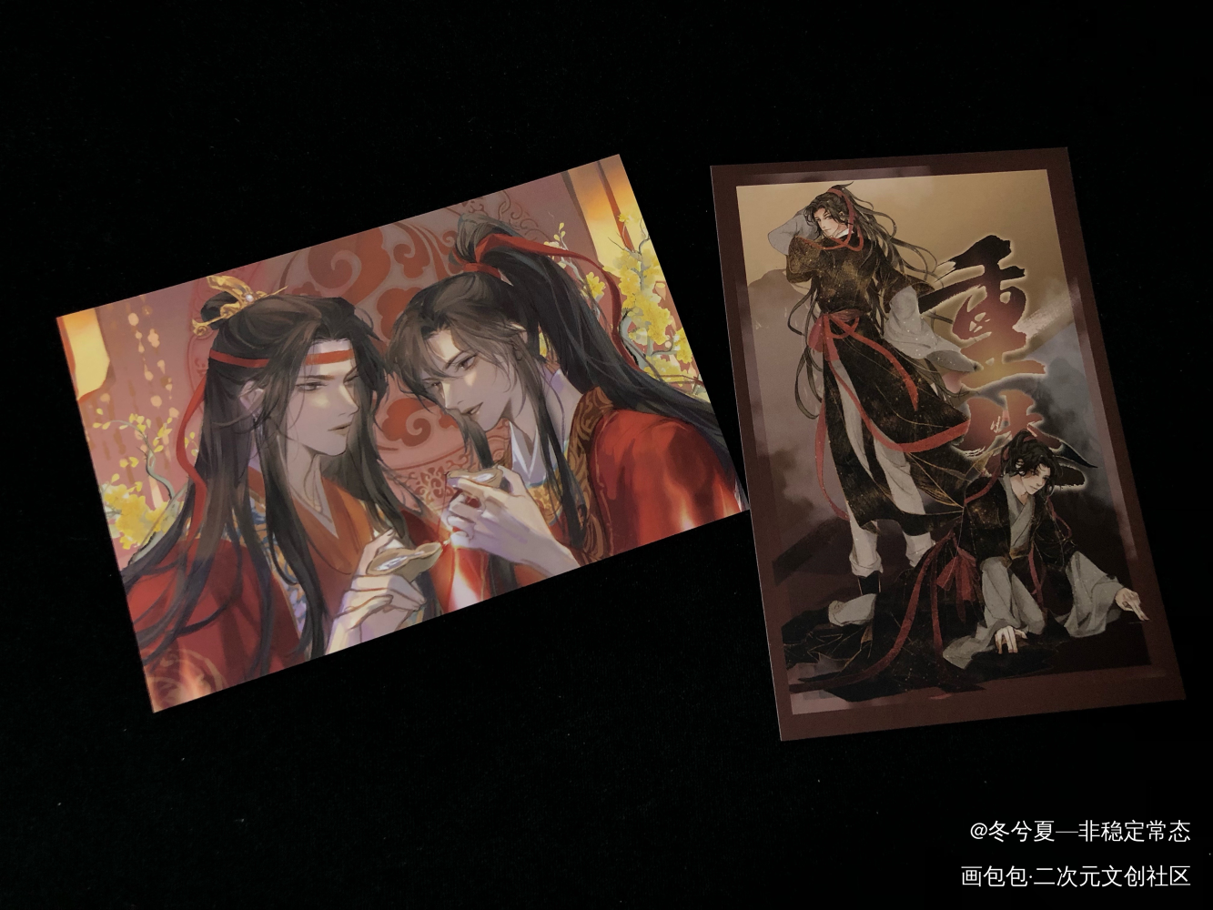 _天官赐福魔道祖师无料返图穿书自救指南冰秋花怜忘羡绘画作品