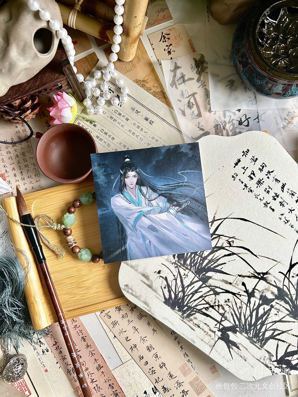 忘机兄_魔道祖师授权返图蓝忘机·魔道祖师蓝忘机绘画作品