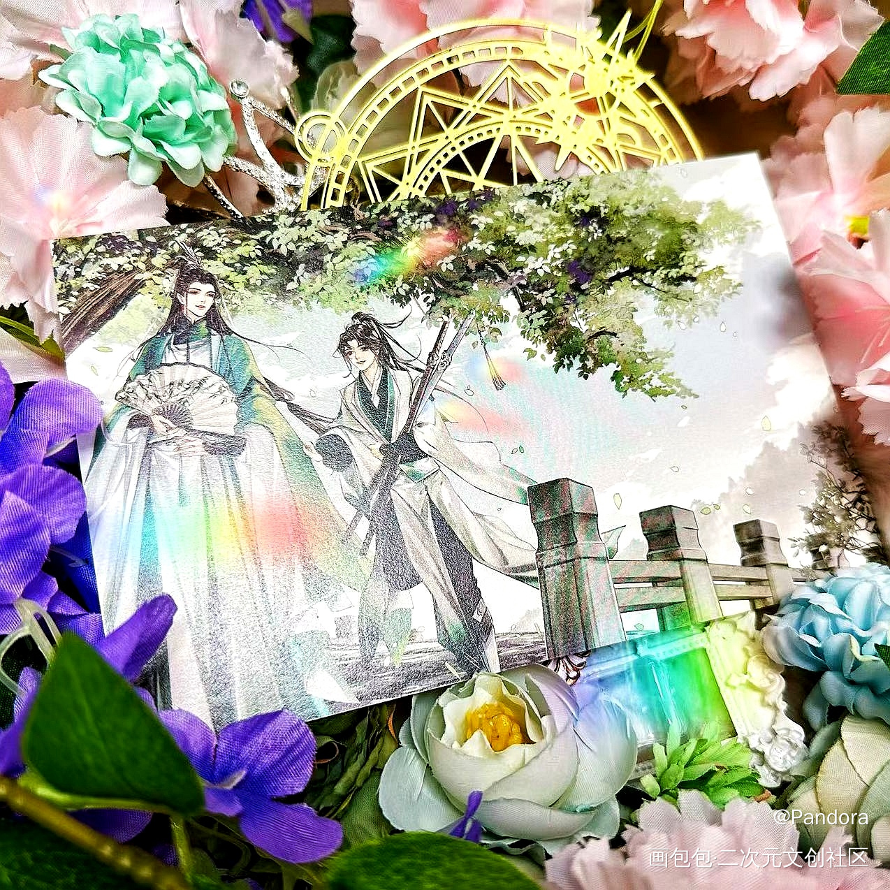 _人渣反派自救系统花城·天官赐福谢怜·天官赐福洛冰河·人渣反派自救系统沈清秋·人渣反派自救系统绘画作品