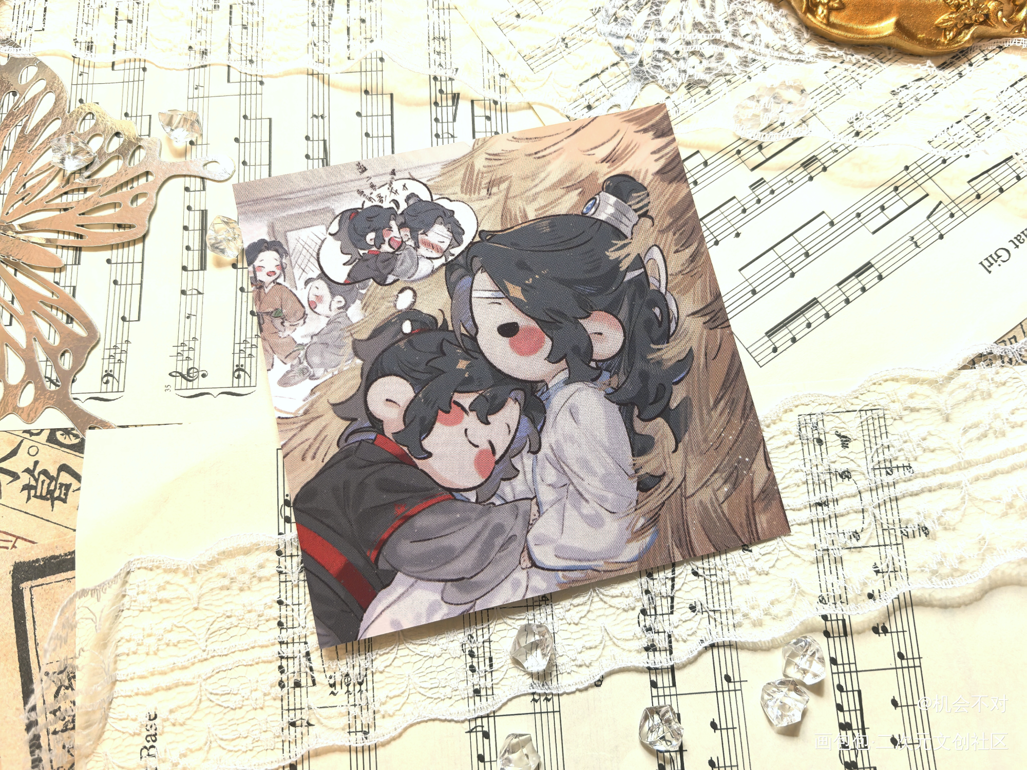 _魔道祖师蓝忘机·魔道祖师魏无羡·魔道祖师绘画作品