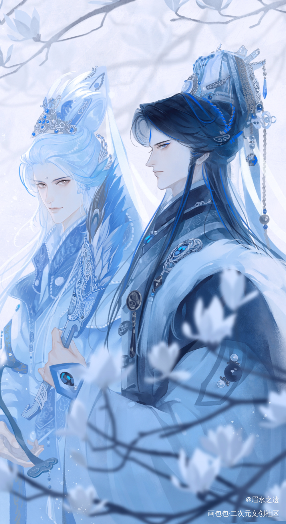 温欲_金光布袋戏欲星移神蛊温皇绘画作品