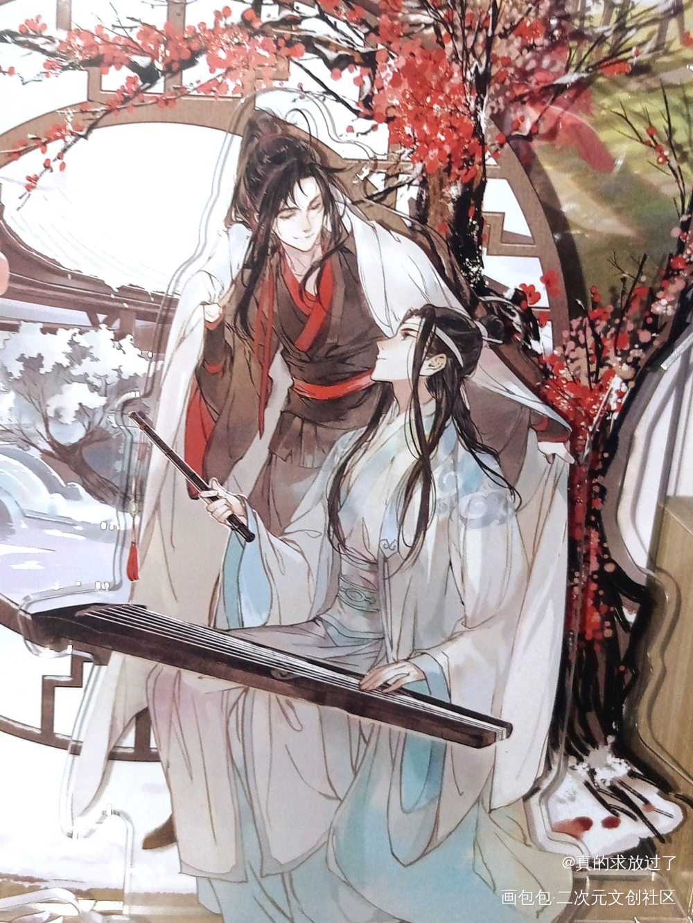 _魔道祖师蓝忘机魏无羡绘画作品