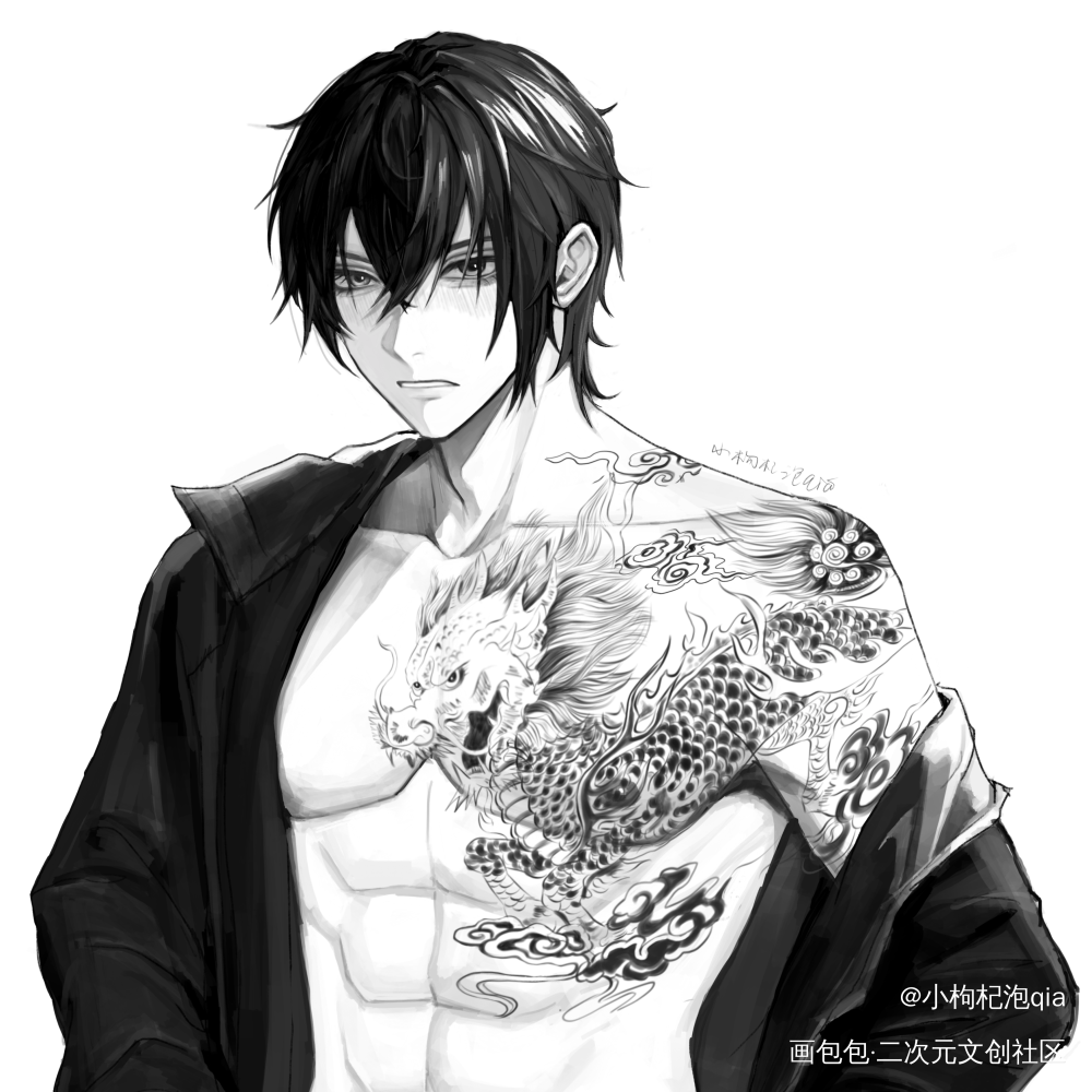 _张起灵·盗墓笔记绘画作品