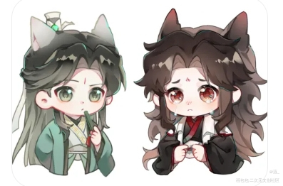 _人渣反派自救系统授权返图洛冰河·人渣反派自救系统沈清秋·人渣反派自救系统绘画作品