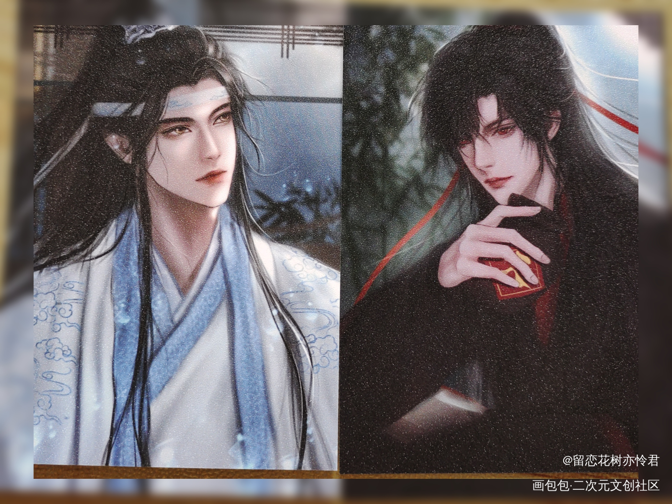 忘羡_站外返图蓝忘机·魔道祖师魏无羡·魔道祖师绘画作品