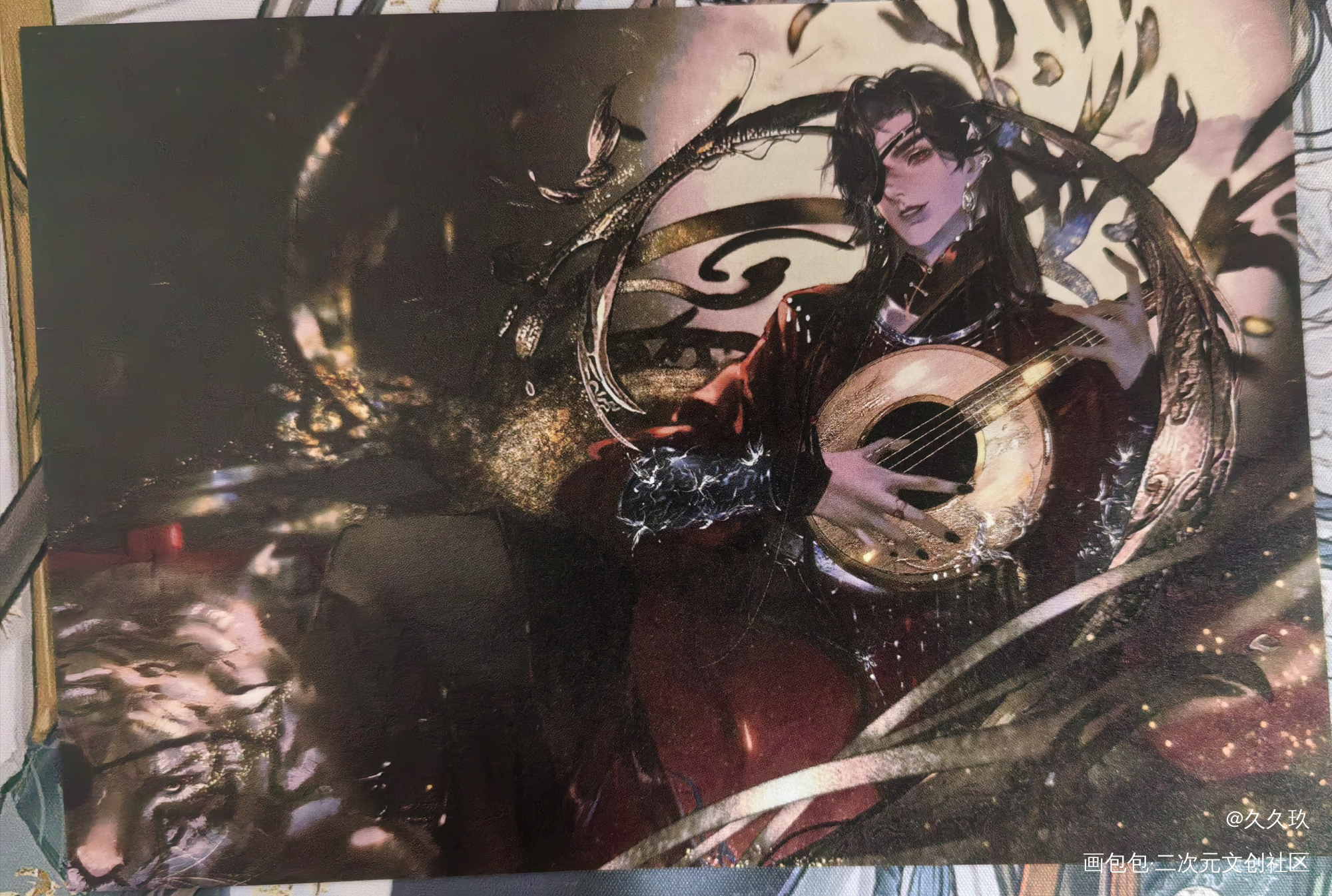 _天官赐福无料返图花城·天官赐福谢怜·天官赐福绘画作品