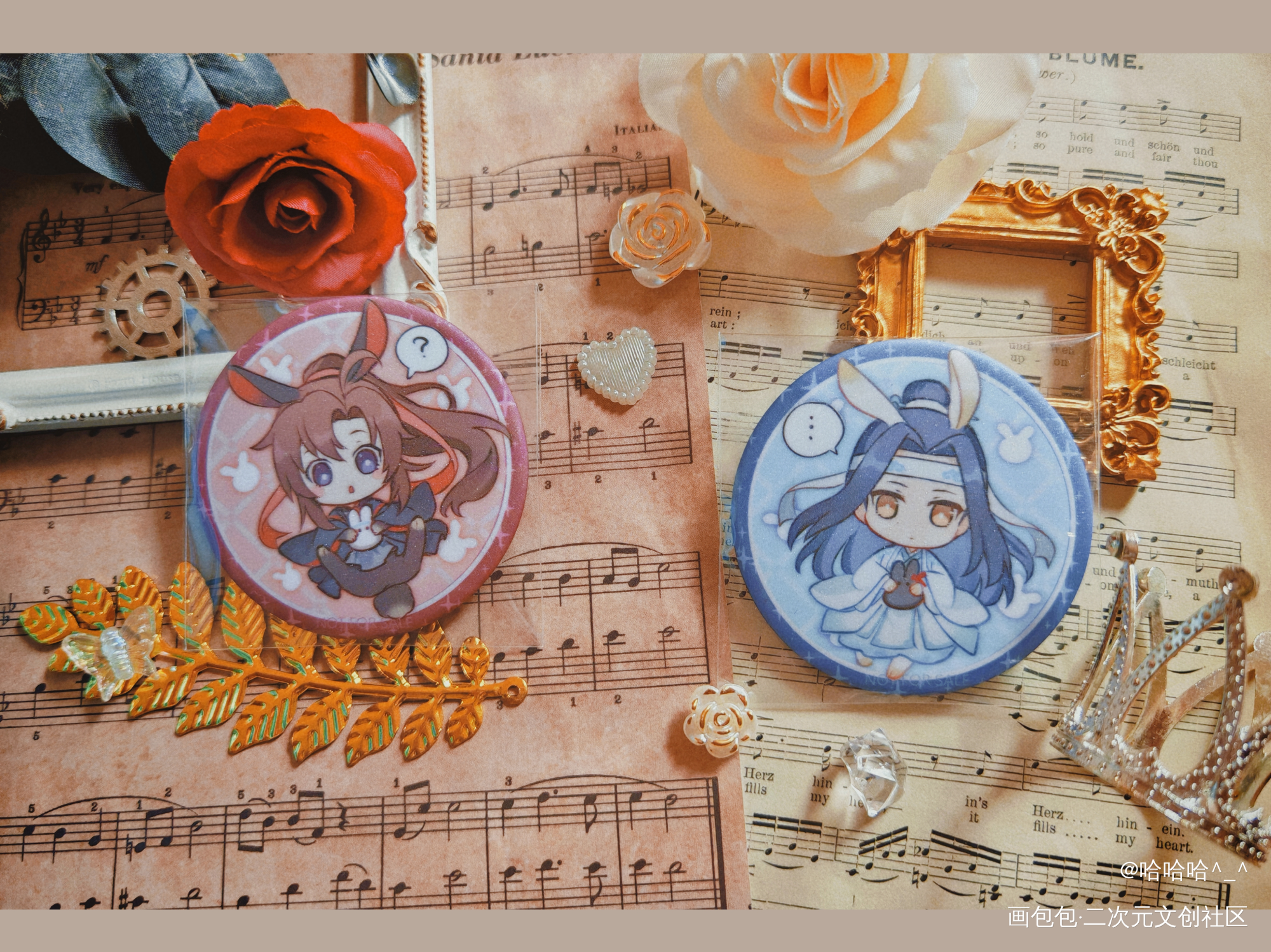 _魔道祖师蓝忘机·魔道祖师魏无羡·魔道祖师绘画作品