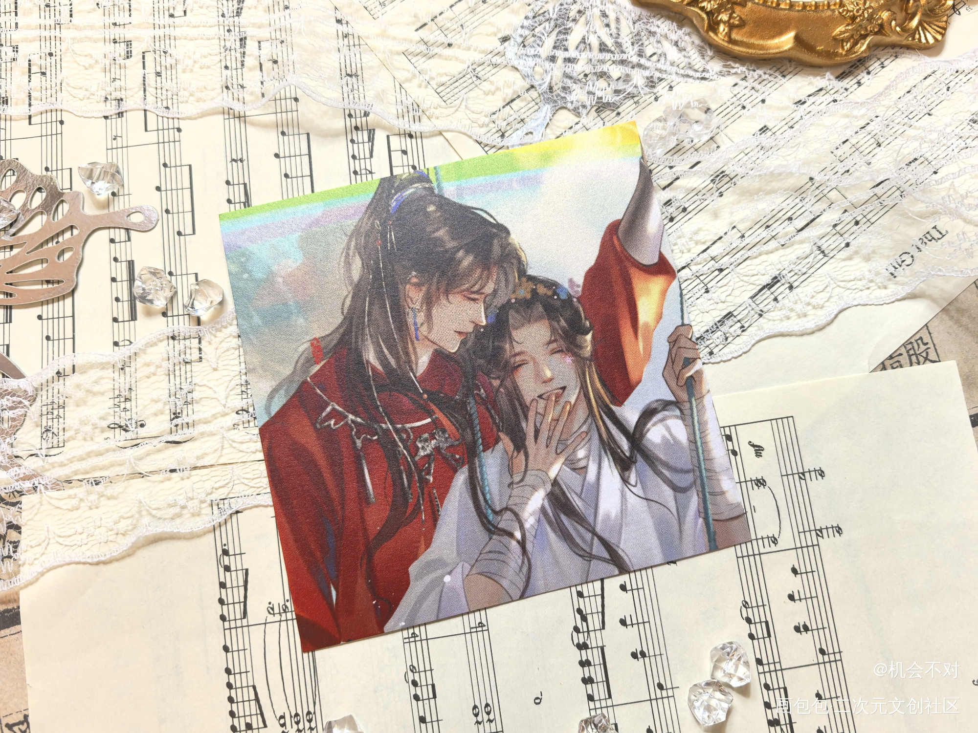 _天官赐福花城·天官赐福谢怜·天官赐福绘画作品
