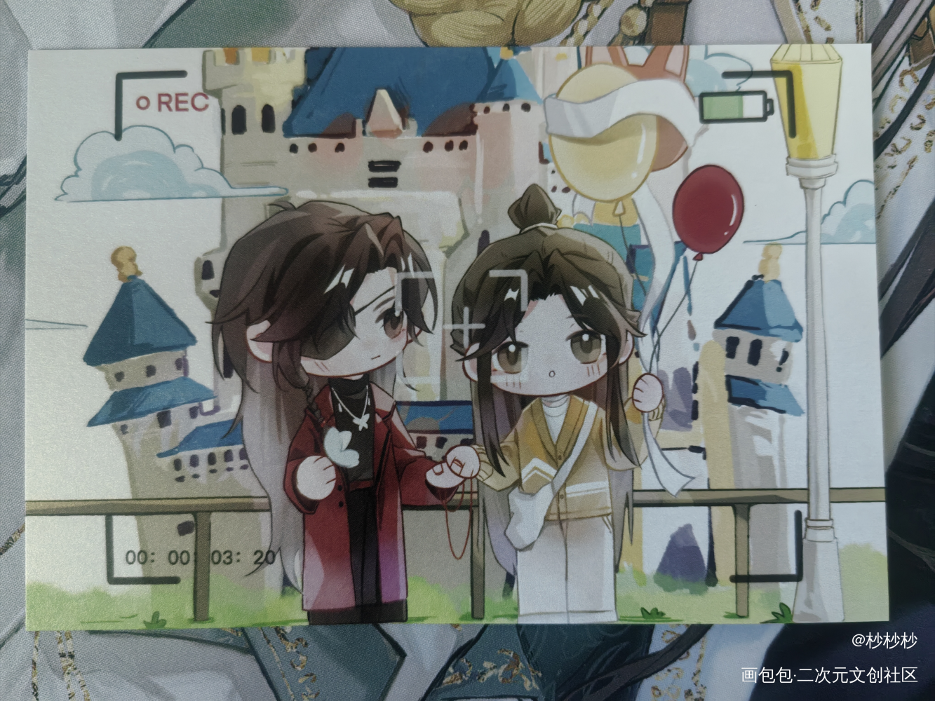 _天官赐福无料返图花城·天官赐福谢怜·天官赐福绘画作品