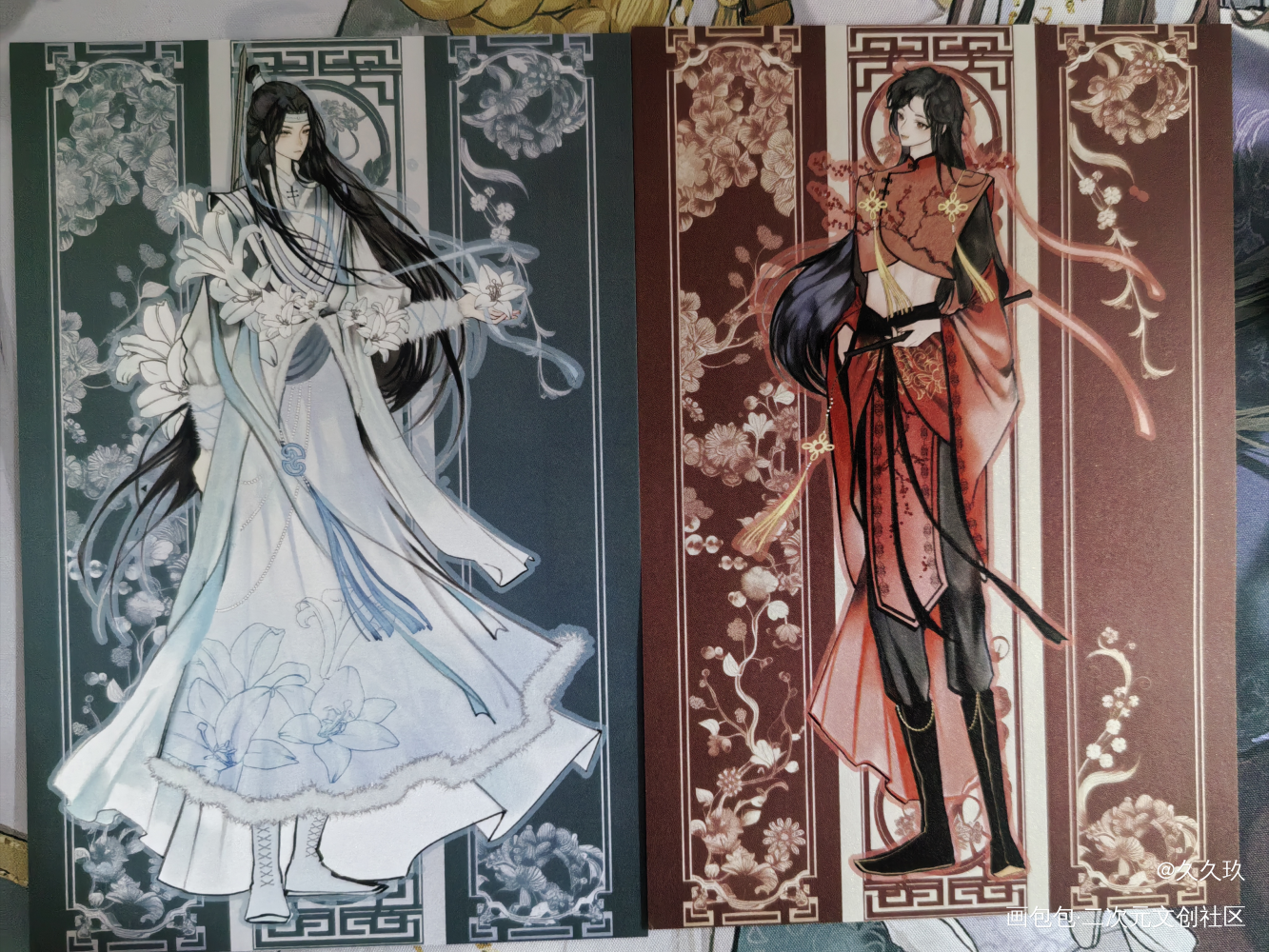 _人渣反派自救系统天官赐福魔道祖师无料返图蓝忘机·魔道祖师魏无羡·魔道祖师绘画作品