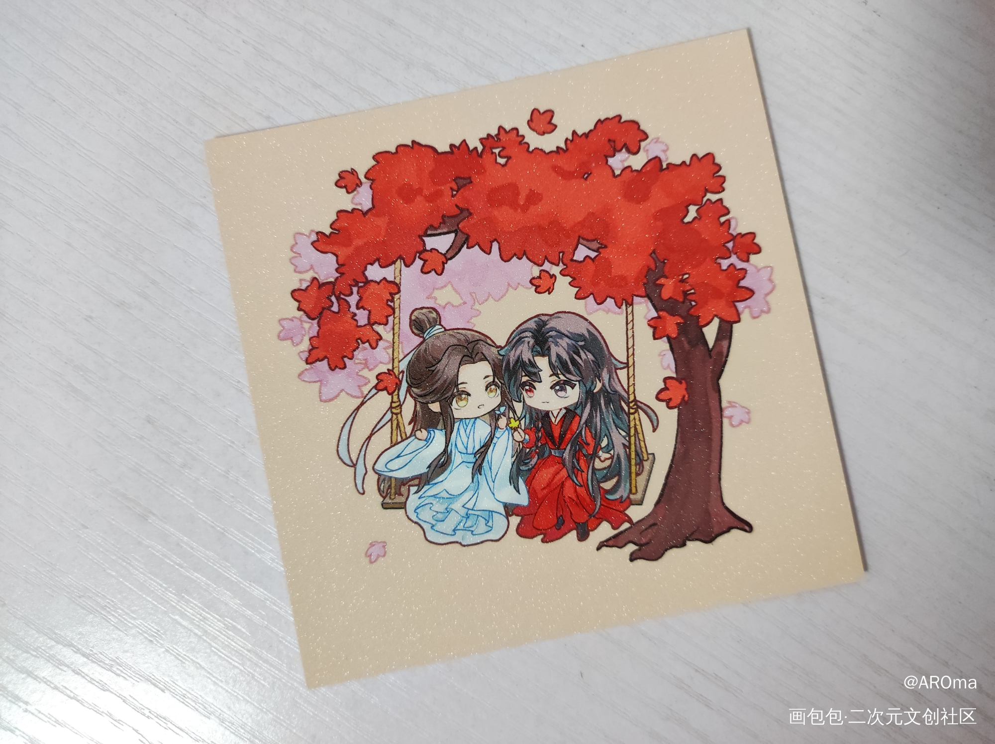 _天官赐福无料返图绘画作品