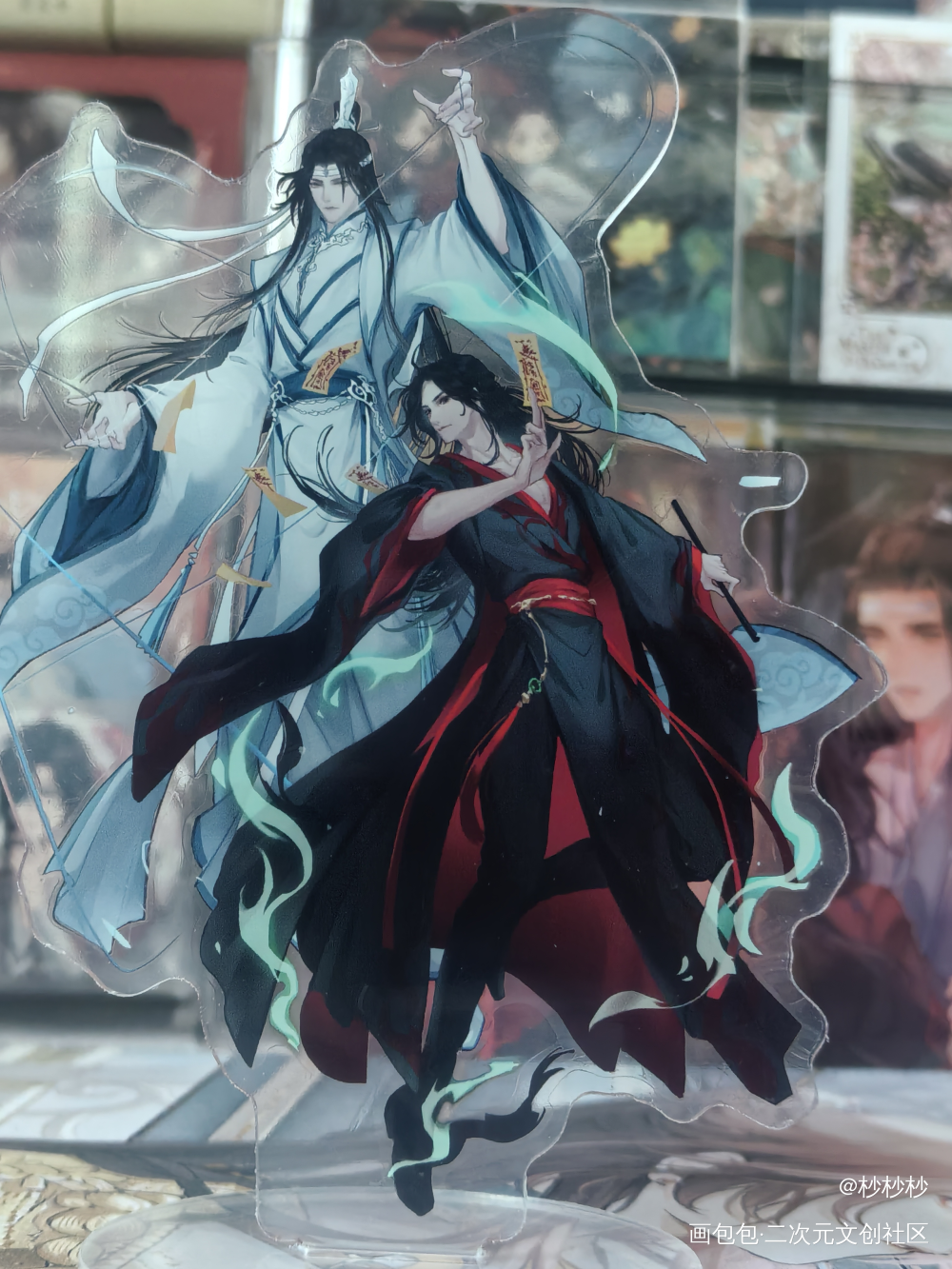 _人渣反派自救系统天官赐福魔道祖师无料返图花城·天官赐福谢怜·天官赐福蓝忘机·魔道祖师魏无羡·魔道祖师绘画作品