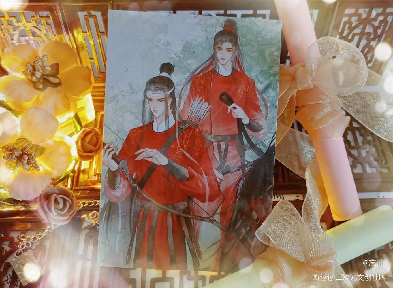 _魔道祖师蓝忘机·魔道祖师魏无羡·魔道祖师绘画作品