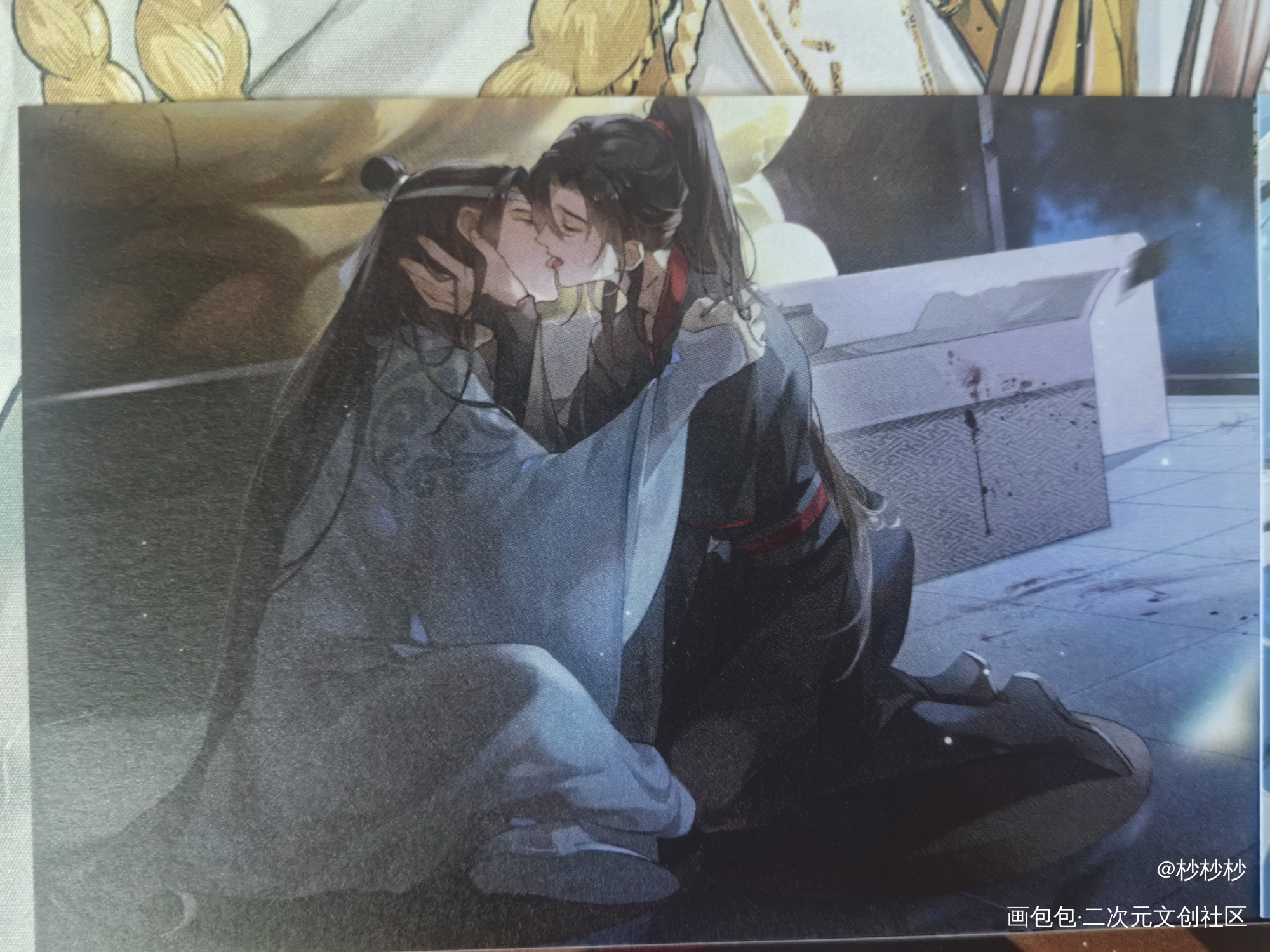 _人渣反派自救系统天官赐福魔道祖师无料返图花城·天官赐福谢怜·天官赐福蓝忘机·魔道祖师魏无羡·魔道祖师绘画作品
