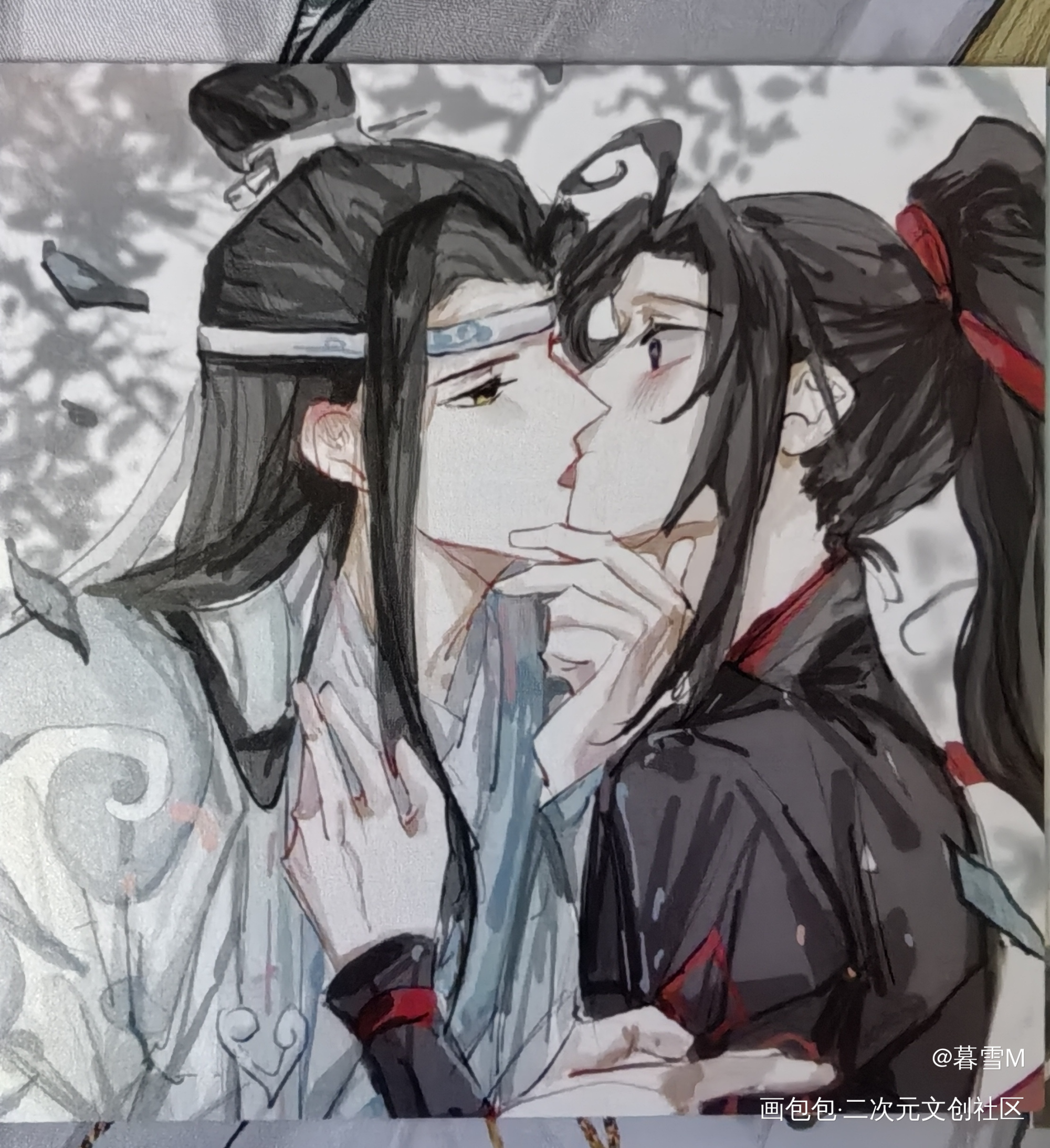 _魔道祖师花城·天官赐福谢怜·天官赐福洛冰河·人渣反派自救系统沈清秋·人渣反派自救系统蓝忘机·魔道祖师魏无羡·魔道祖师绘画作品