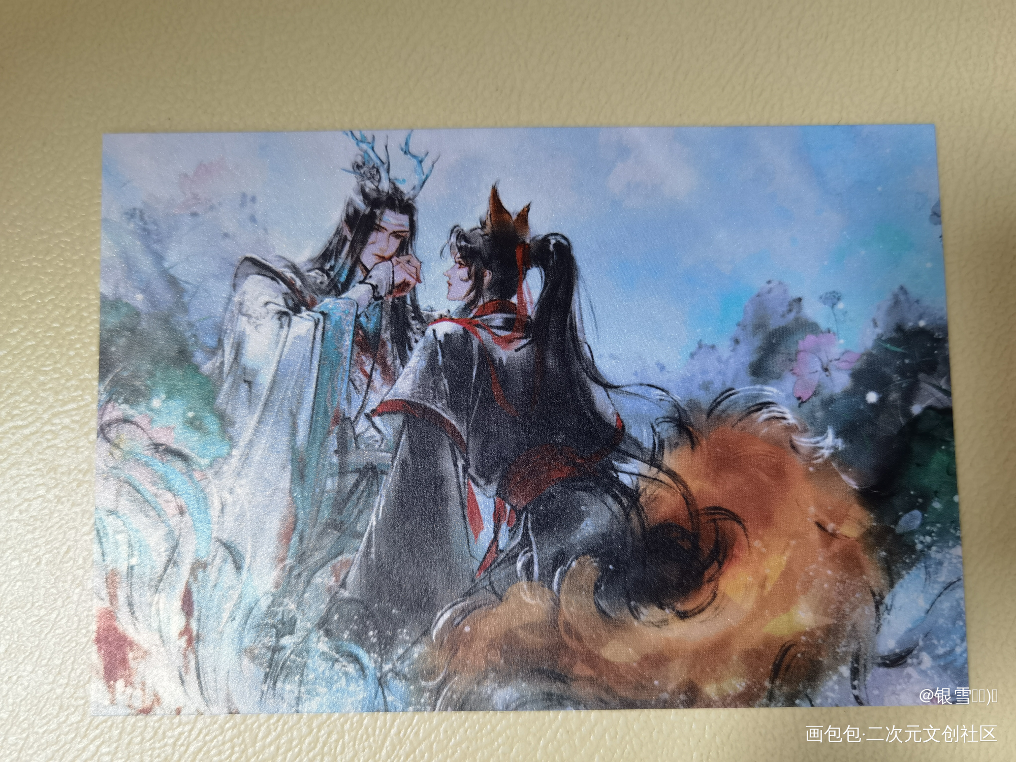 美丽龙狐_魔道祖师授权返图蓝忘机·魔道祖师魏无羡·魔道祖师绘画作品
