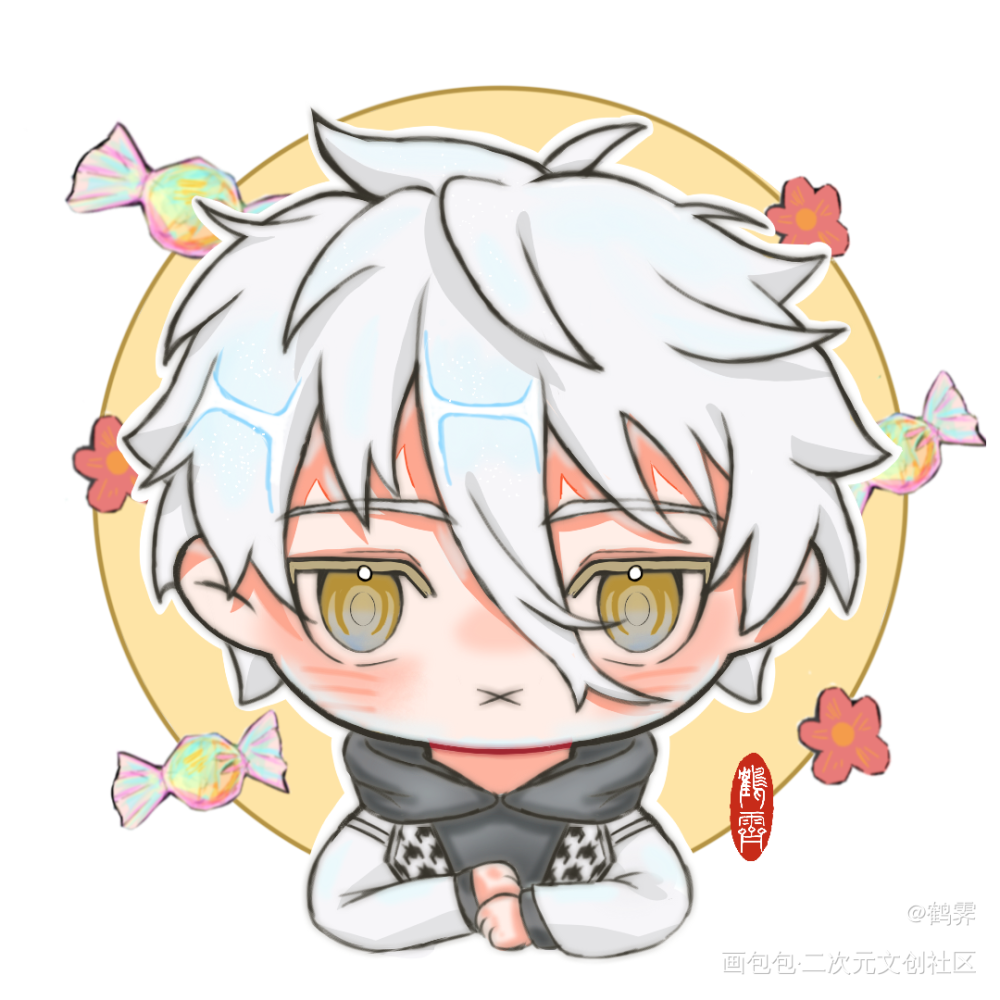 米菲兔nagi_蓝色禁区凪诚士郎绘画作品