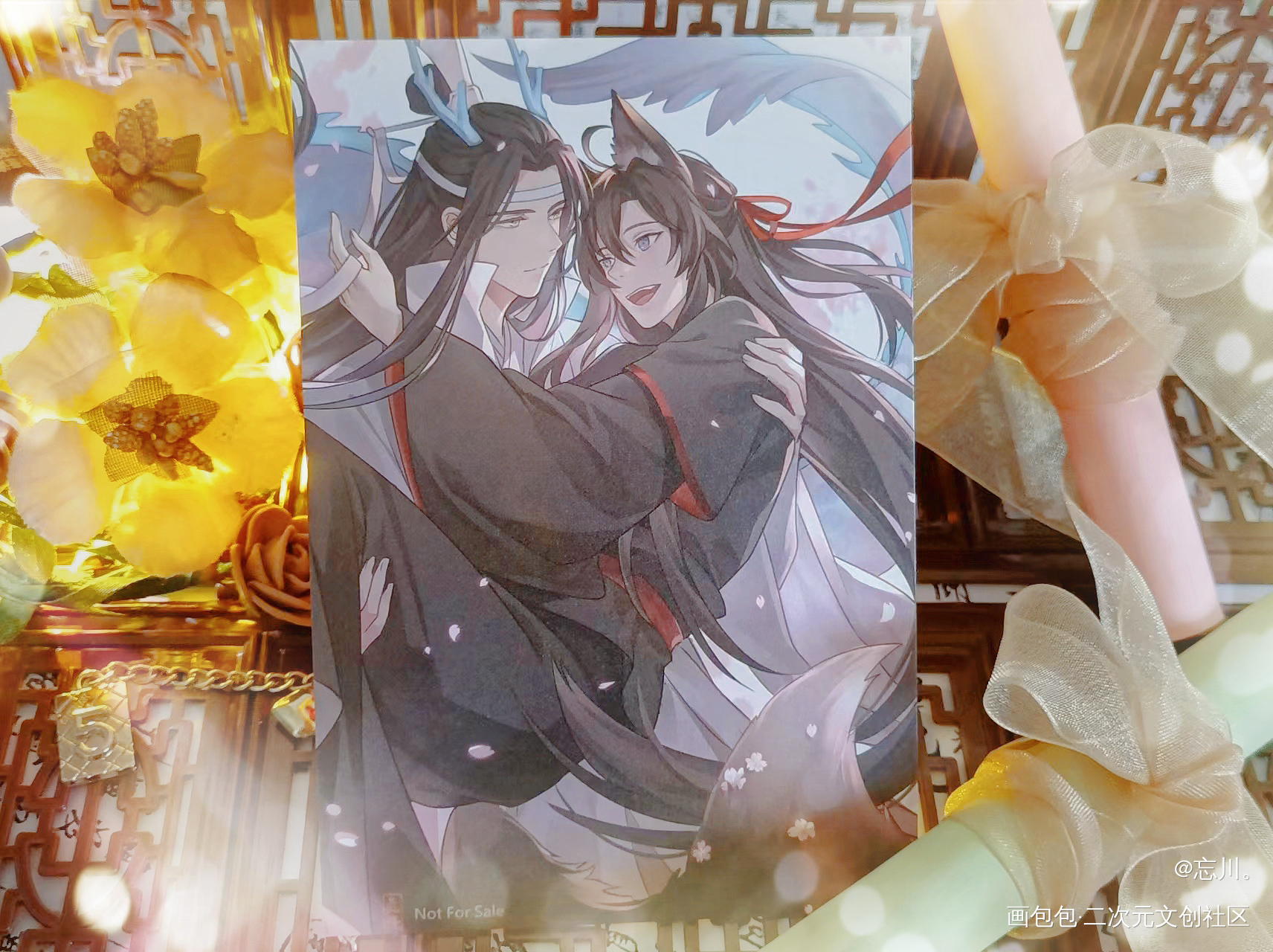 _魔道祖师蓝忘机·魔道祖师魏无羡·魔道祖师绘画作品