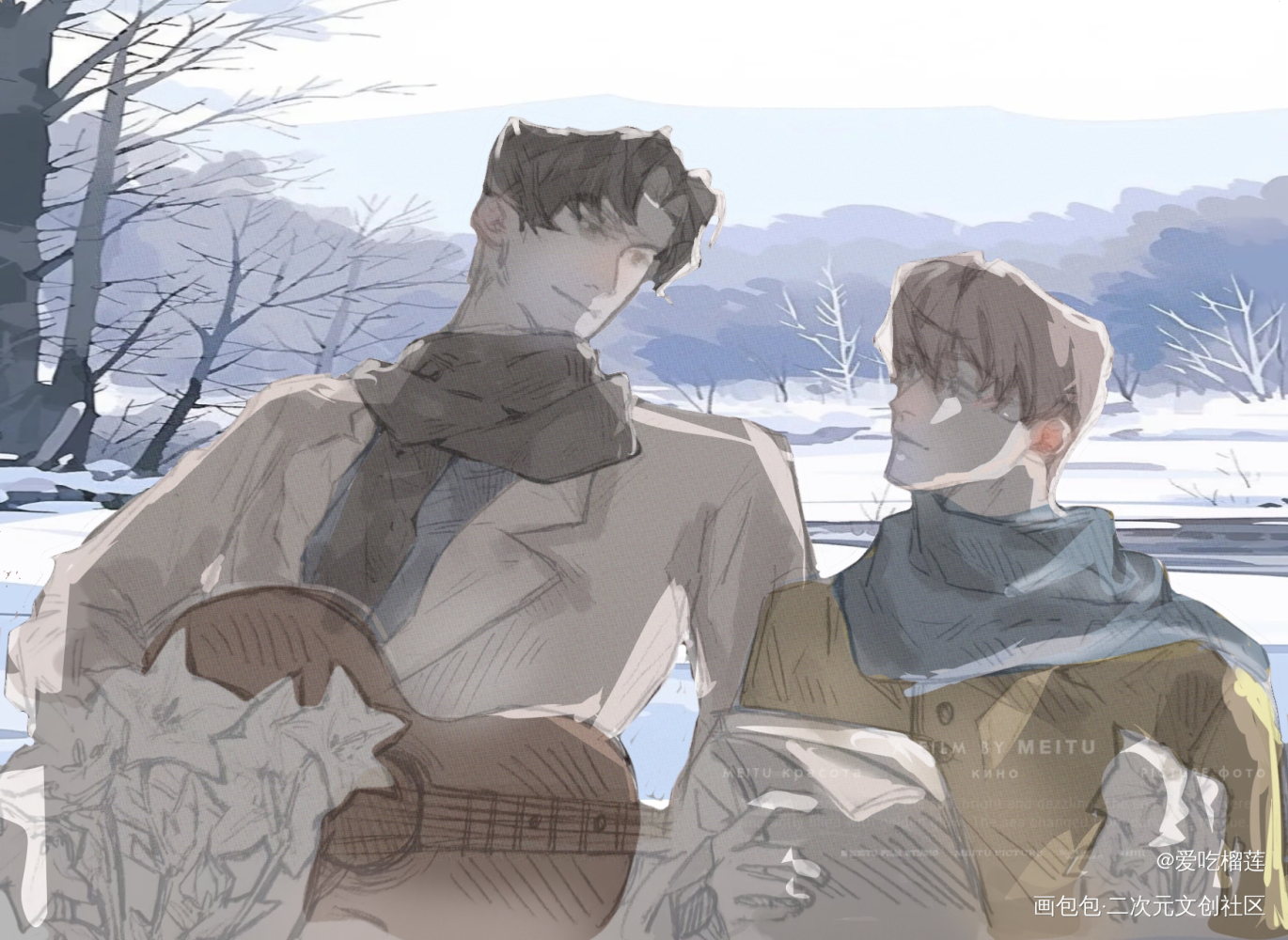 雪下畅谈_营业悖论画包包官方公告栏稚楚绘画作品