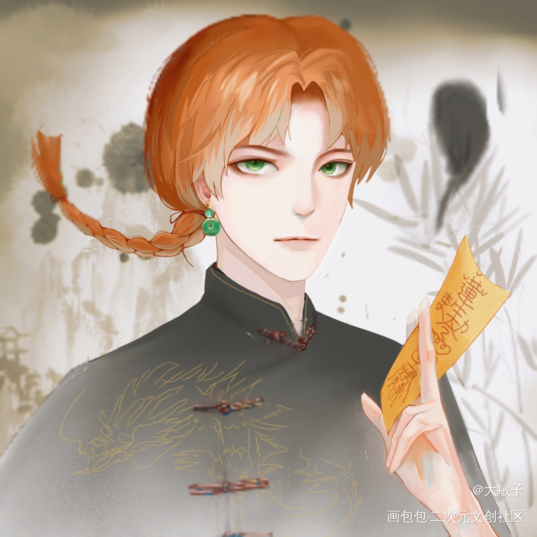 小道士汤圆_光与夜之恋同人光与夜之恋夏鸣星夏鸣星绘画作品