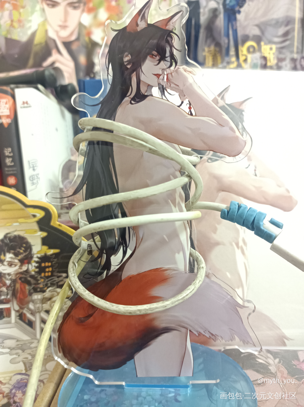 狐狸花🦊~_天官赐福授权返图绘画作品