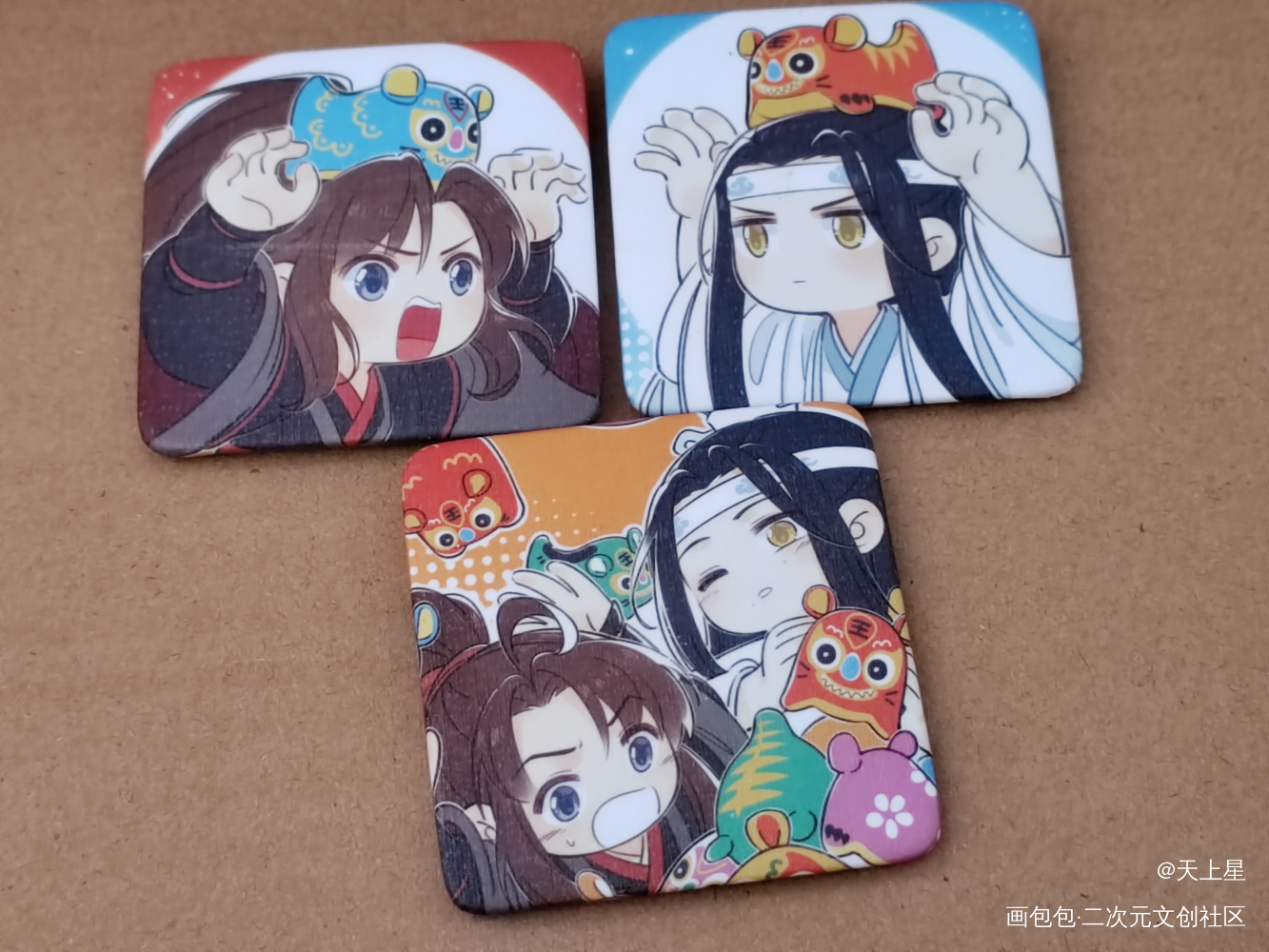 真的好可爱ε٩(๑> ₃ <)۶з_魔道祖师无料返图绘画作品