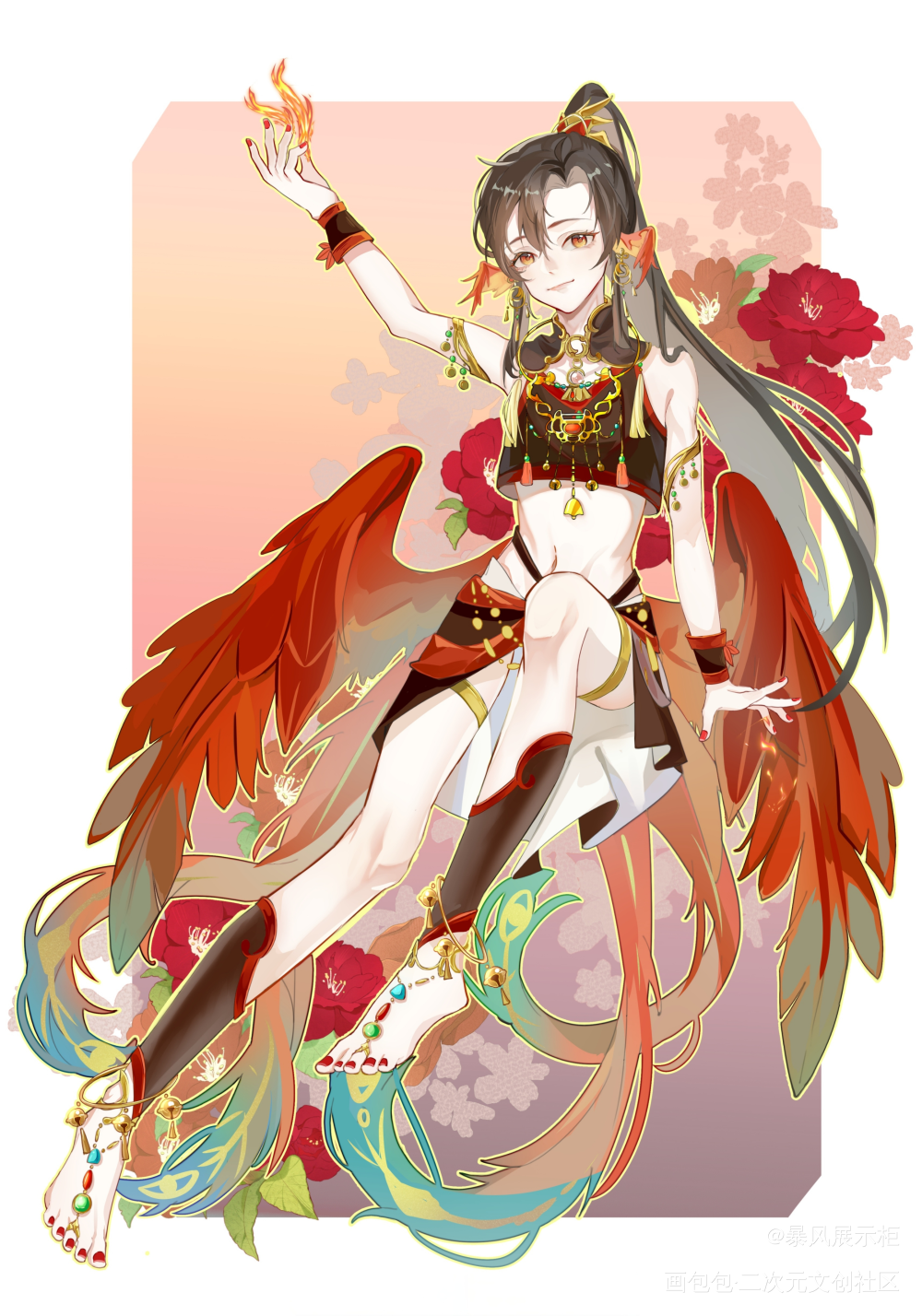 羡吟无羁花间醉 _魔道祖师魏无羡·魔道祖师绘画作品