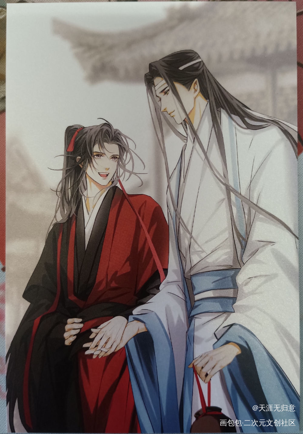 忘羡绝配！！！_魔道祖师授权返图忘羡蓝忘机·魔道祖师魏无羡·魔道祖师绘画作品