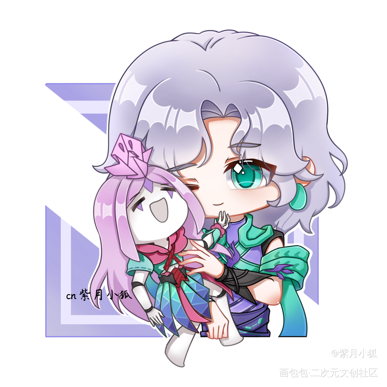 王者荣耀元歌同人_绘画作品