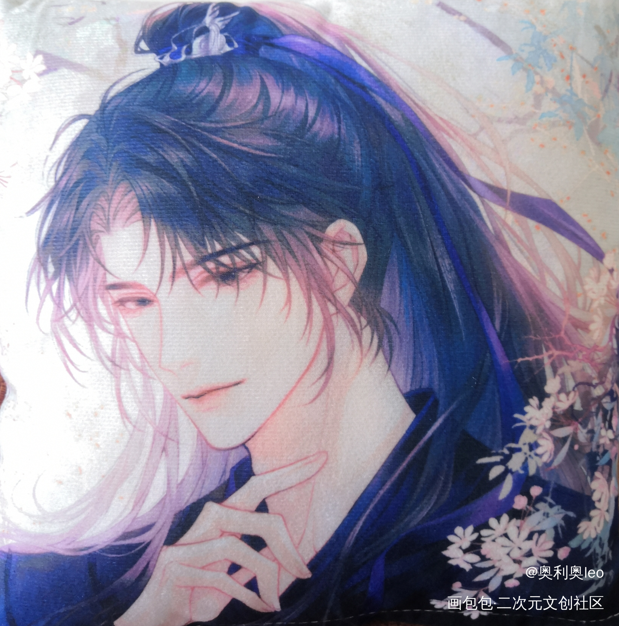 二哈五绝美抱枕_绘画作品