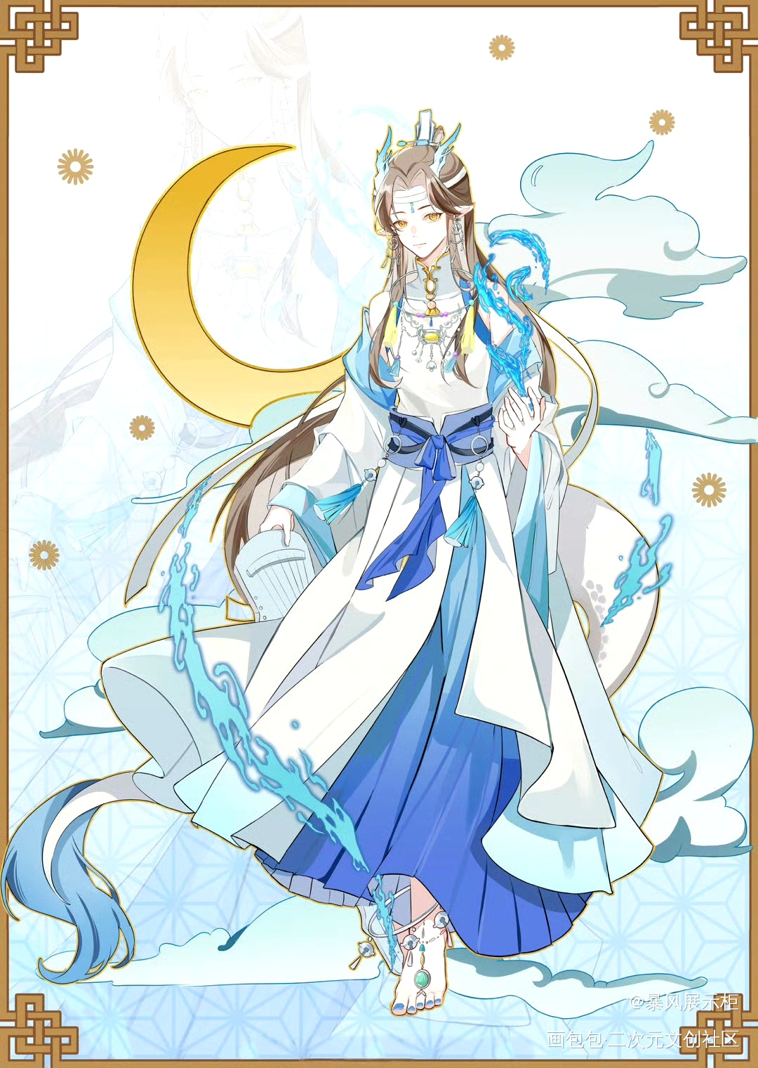 瑶台绕尽世无双_魔道祖师蓝忘机·魔道祖师绘画作品