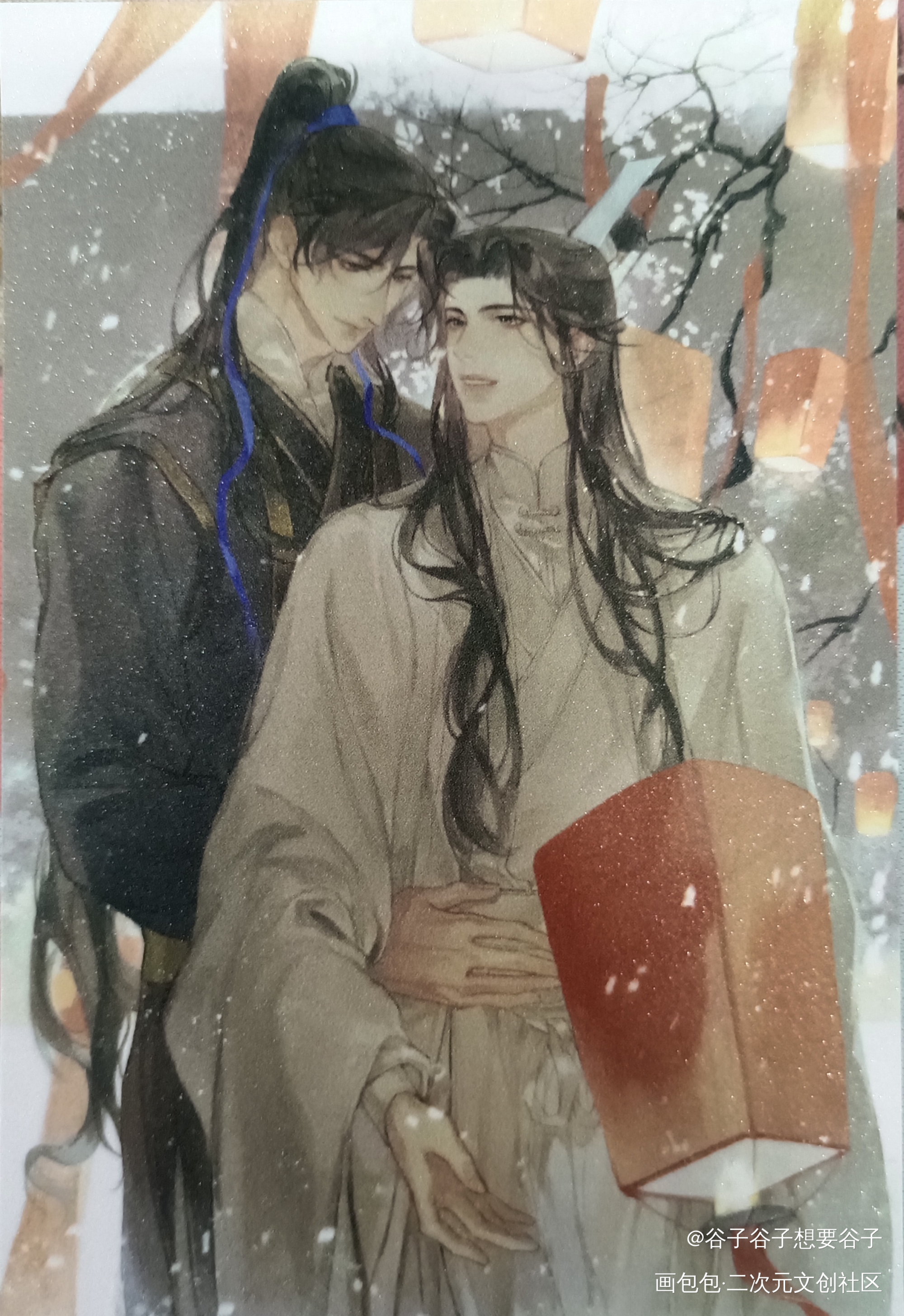 从春到冬，岁岁年年，携手白头_二哈和他的白猫师尊无料返图燃晚墨燃·二哈和他的白猫师尊楚晚宁·二哈和他的白猫师尊绘画作品