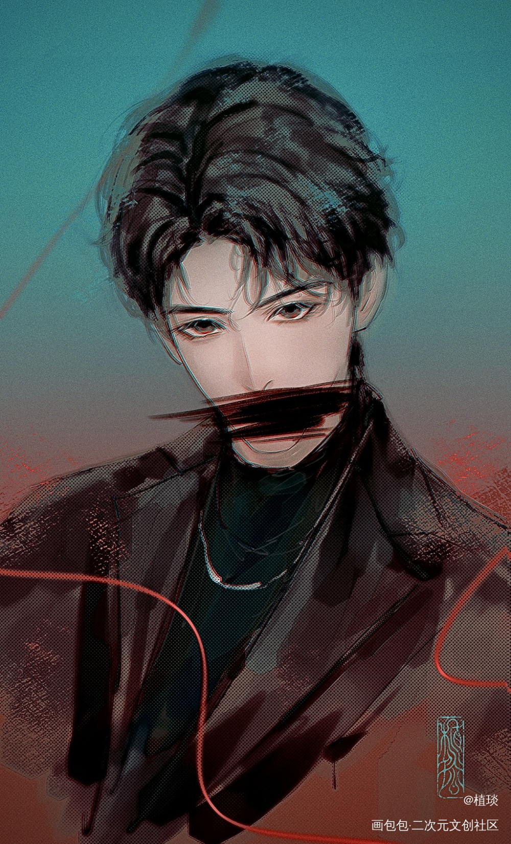 不要说谎_随手画画游戏同人创作日常纸嫁衣绘画作品