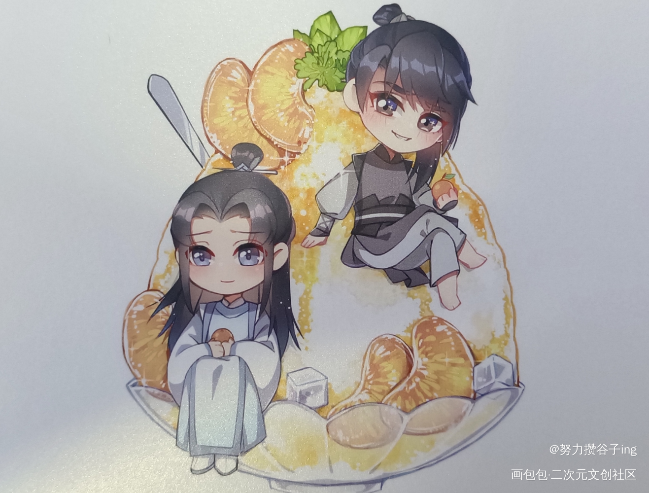 可可爱爱_二哈和他的白猫师尊授权返图燃晚墨燃·二哈和他的白猫师尊楚晚宁·二哈和他的白猫师尊绘画作品