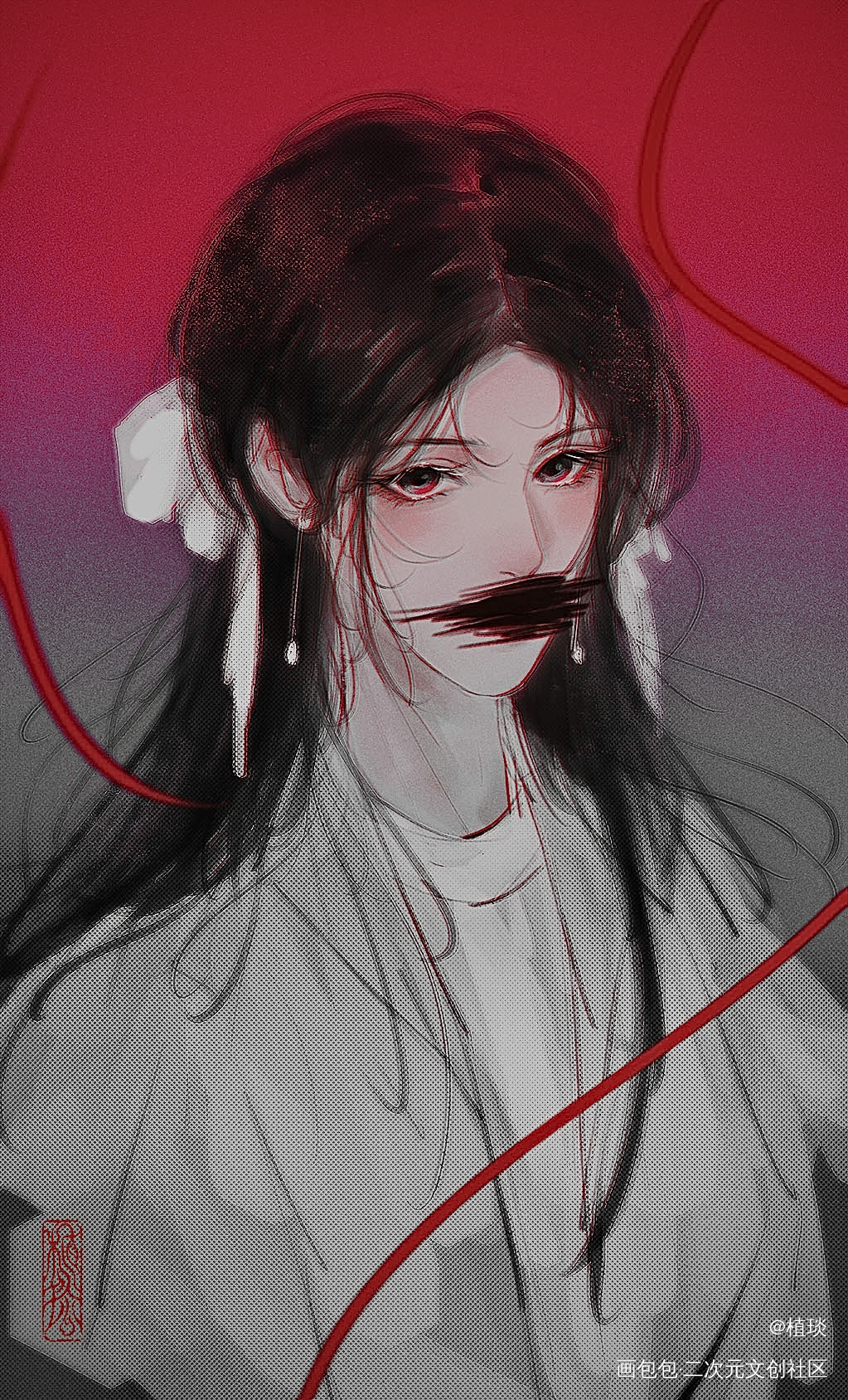 杜言她_游戏同人同人创作日常纸嫁衣画画绘画作品