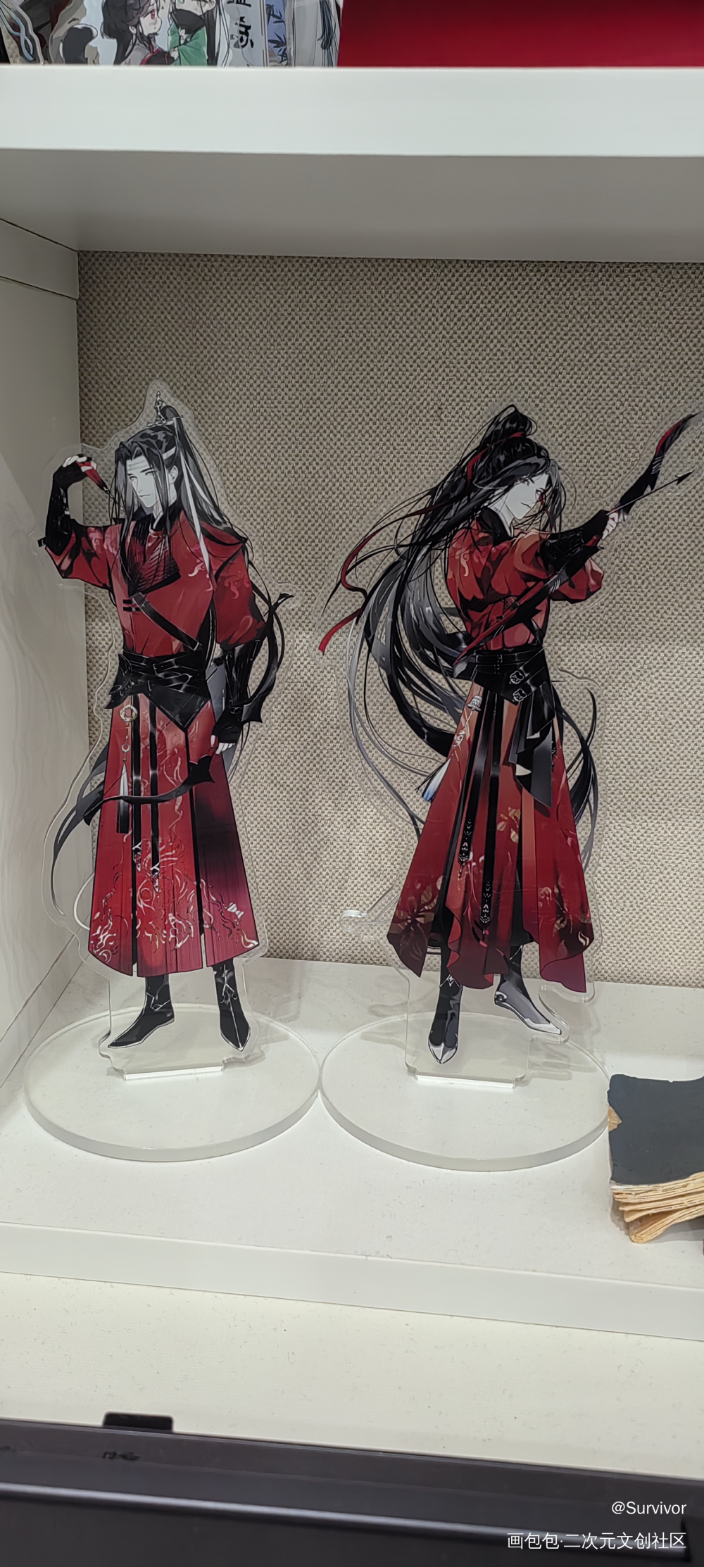 小情侣贴贴❤️米米嘟_魔道祖师授权返图绘画作品
