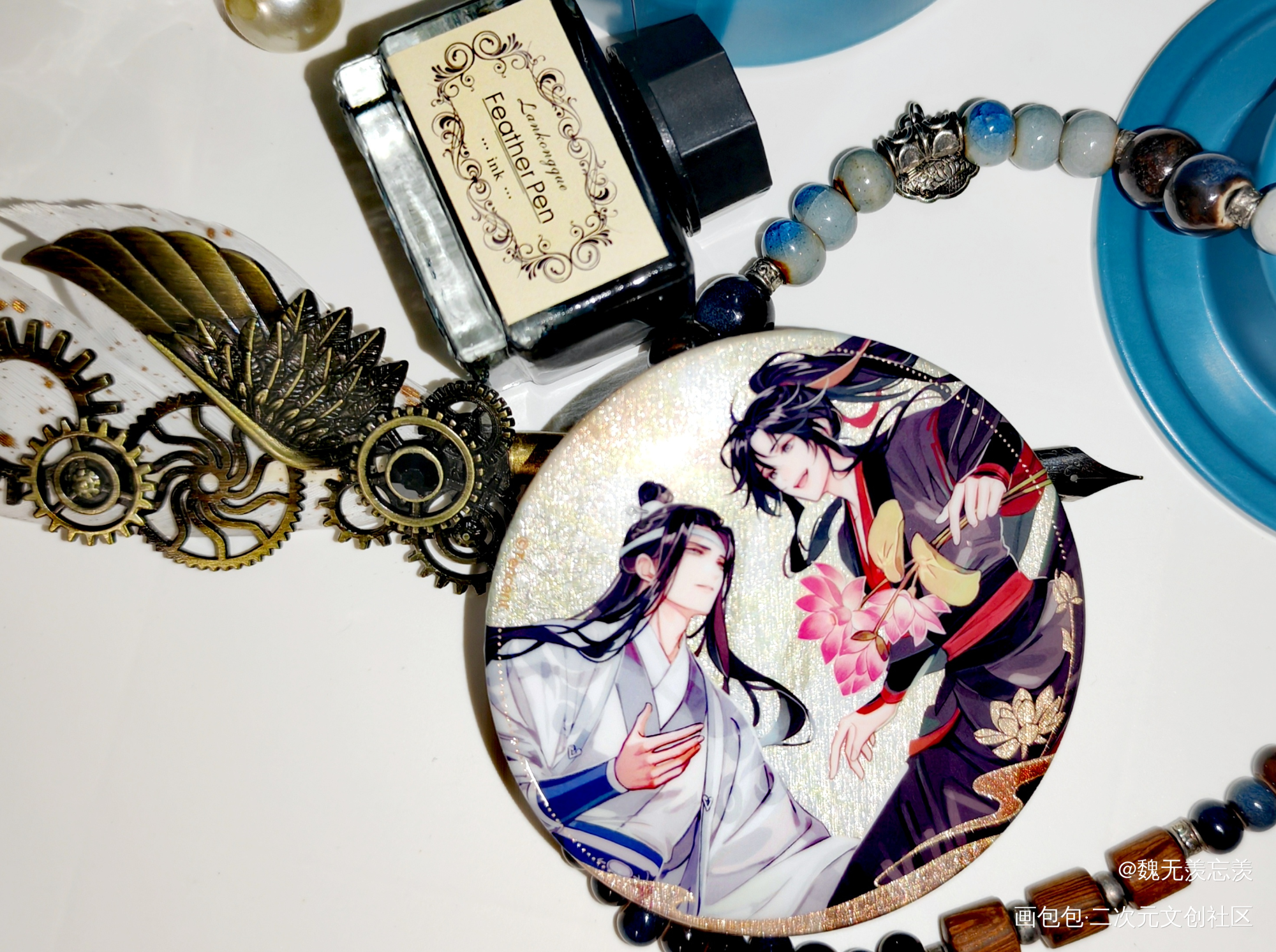 _魔道祖师蓝忘机·魔道祖师魏无羡·魔道祖师绘画作品