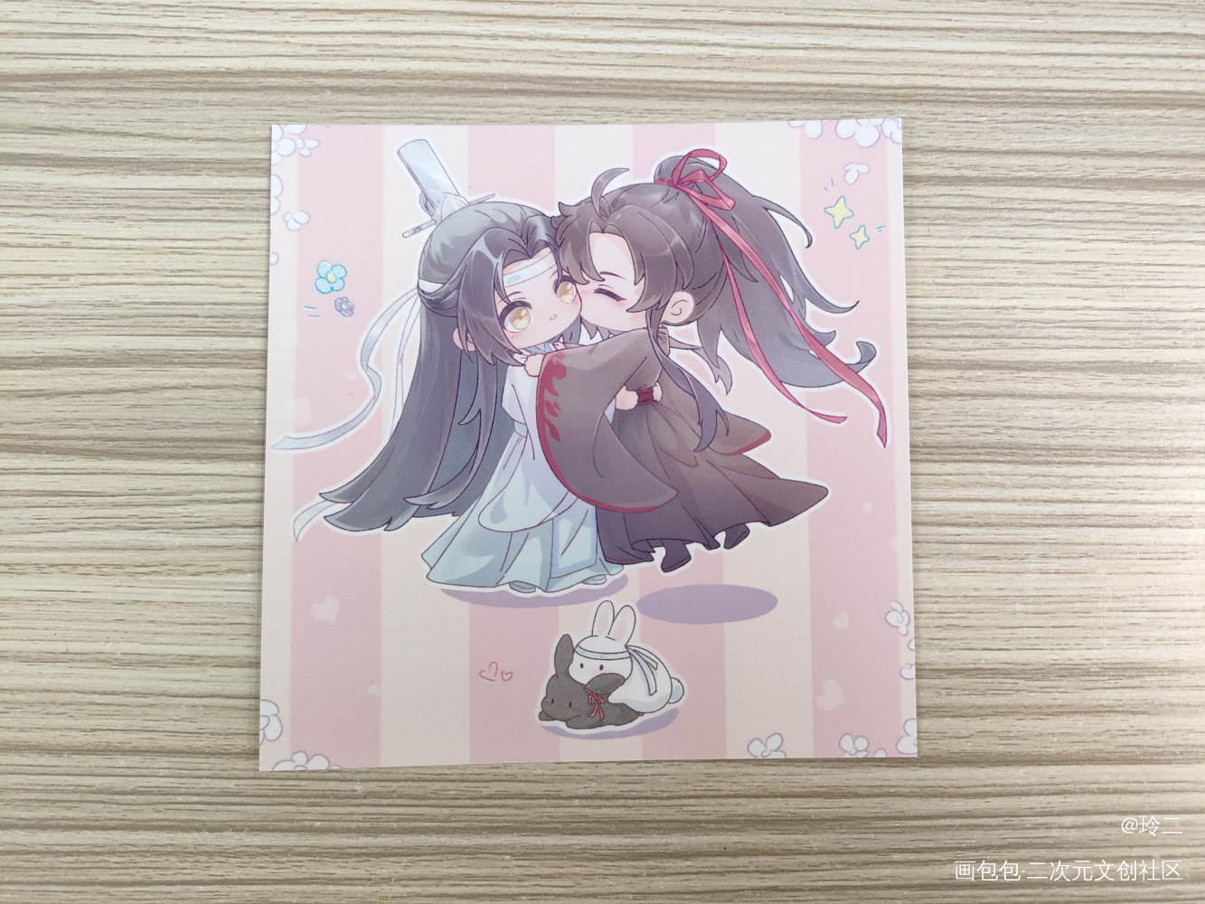 贴贴呀_魔道祖师蓝忘机·魔道祖师魏无羡·魔道祖师绘画作品