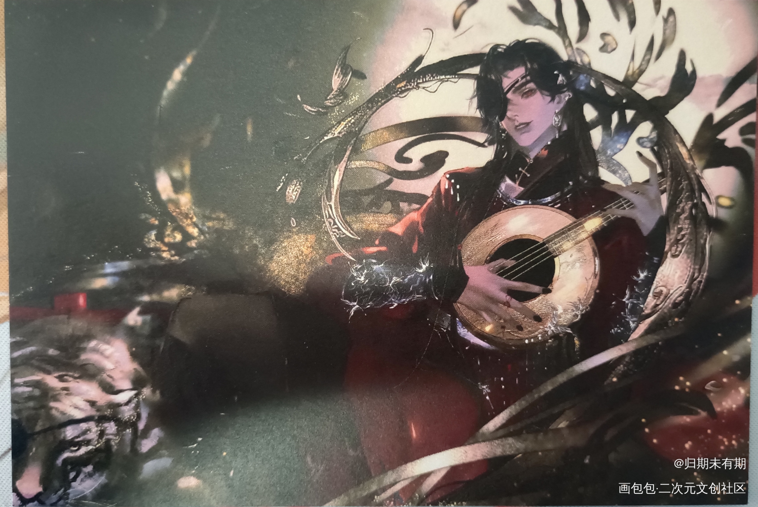 花花迷人眼_天官赐福无料返图花怜花城·天官赐福绘画作品