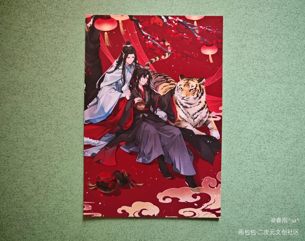 美美哒！_魔道祖师授权返图蓝忘机·魔道祖师魏无羡·魔道祖师绘画作品