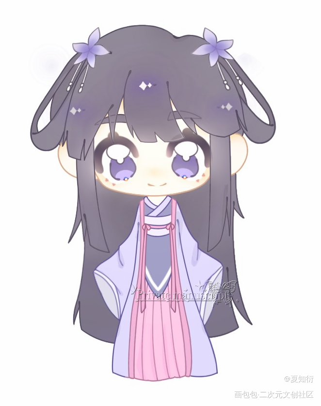 可爱的小蛋糕_画包包魔道祖师江厌离绘画作品