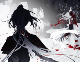 花枝退魔_绘画作品