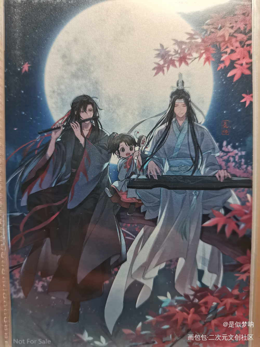 春夏秋冬🌸🌿🍂❄️_魔道祖师无料返图忘羡蓝忘机魏无羡墨香铜臭绘画作品