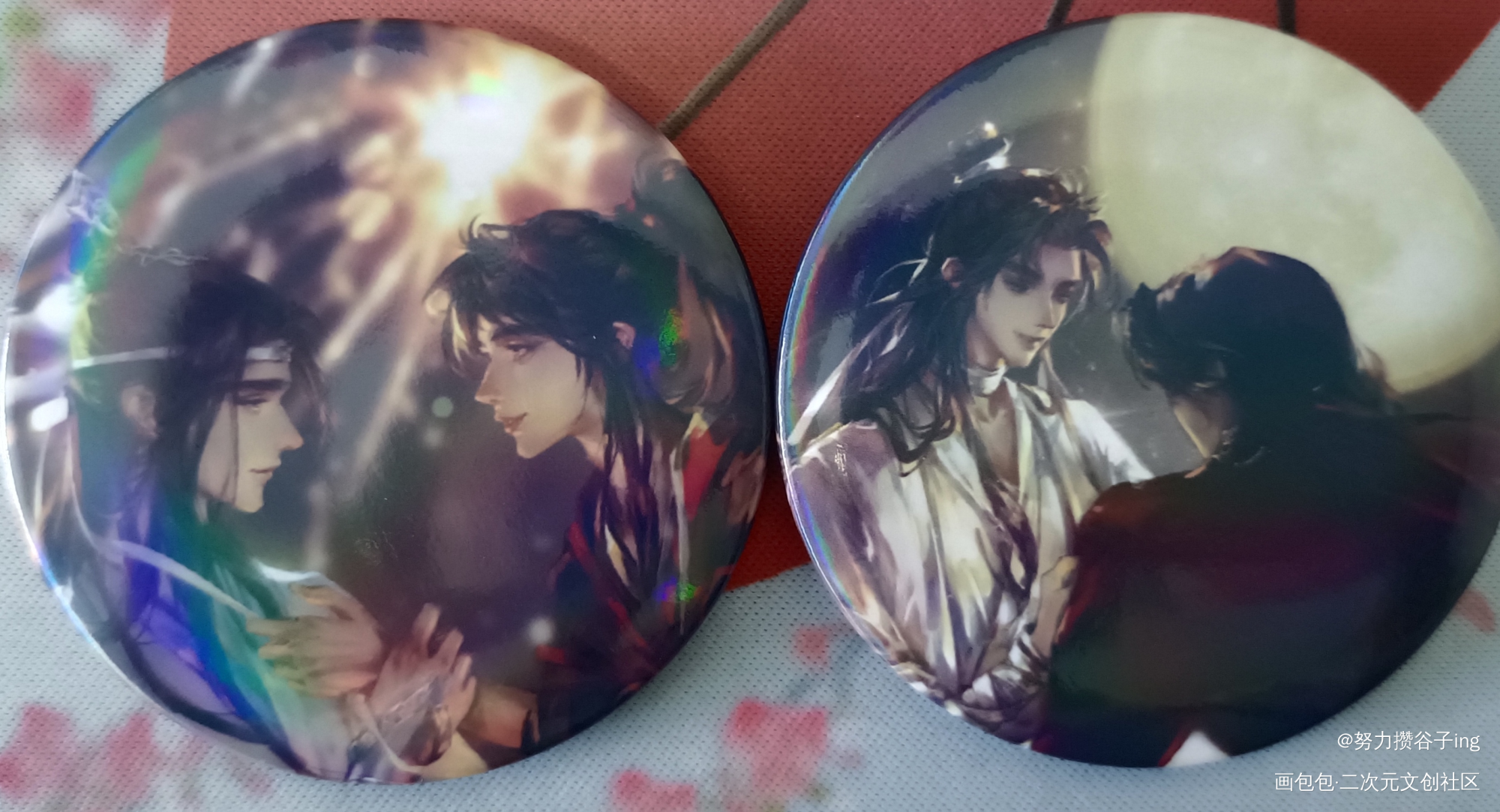 _天官赐福魔道祖师授权返图花怜忘羡花城·天官赐福谢怜·天官赐福蓝忘机·魔道祖师魏无羡·魔道祖师绘画作品