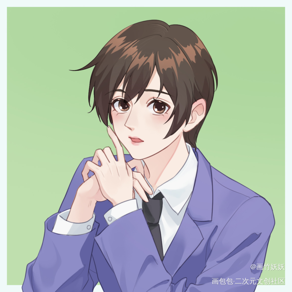 春绯，最棒的主角之一_可爱平涂日系同人绘画作品