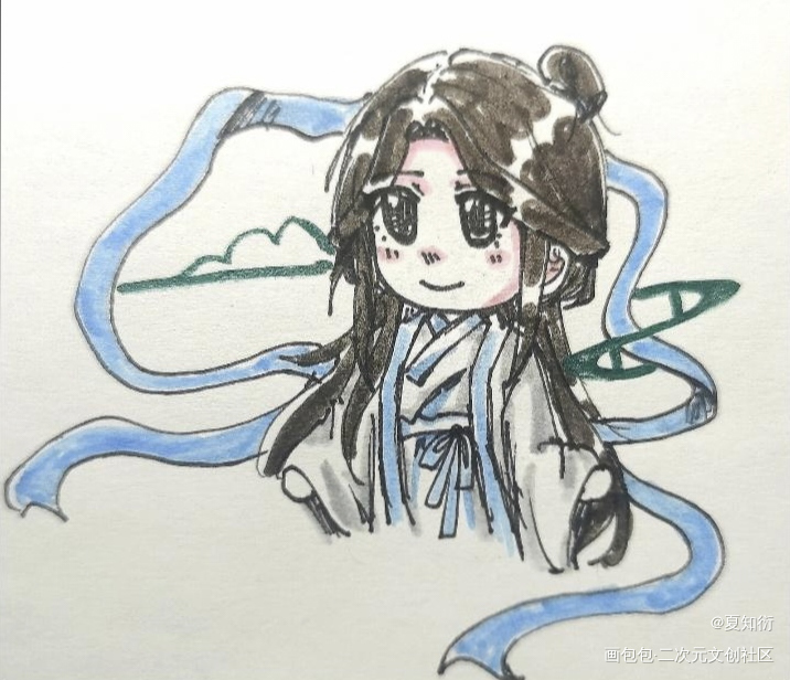 _画包包天官赐福谢怜·天官赐福绘画作品