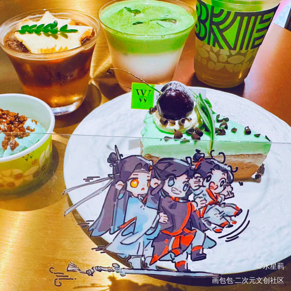 _魔道祖师蓝忘机·魔道祖师魏无羡·魔道祖师绘画作品