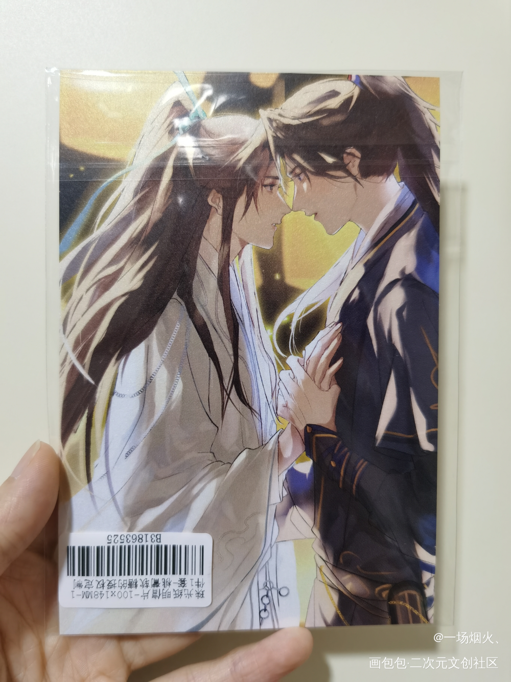 🌺🌺🌺_二哈和他的白猫师尊授权返图绘画作品