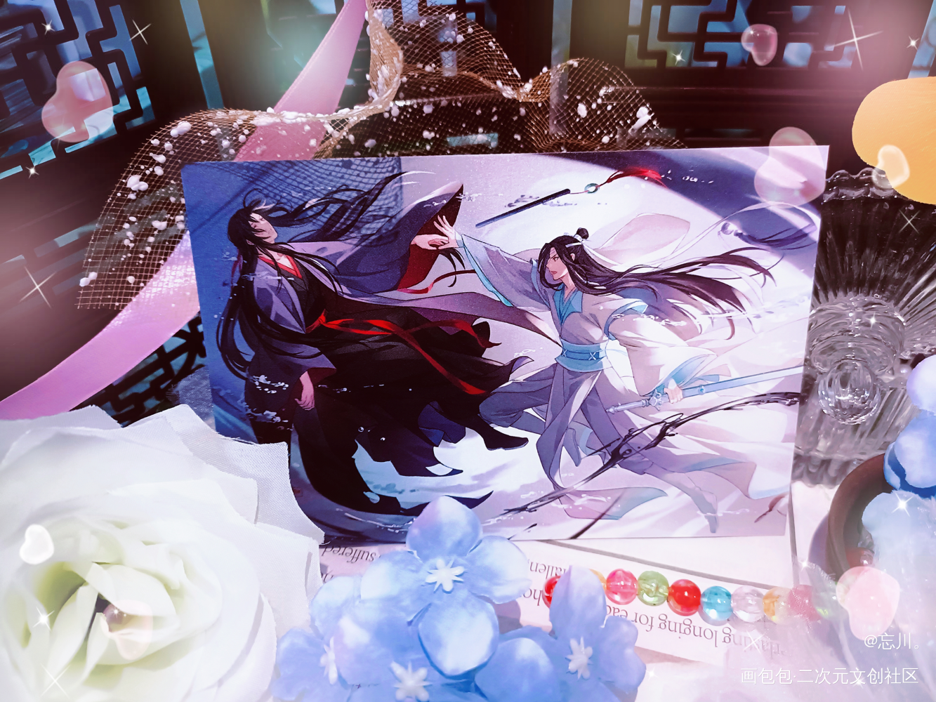 _魔道祖师蓝忘机·魔道祖师魏无羡·魔道祖师绘画作品